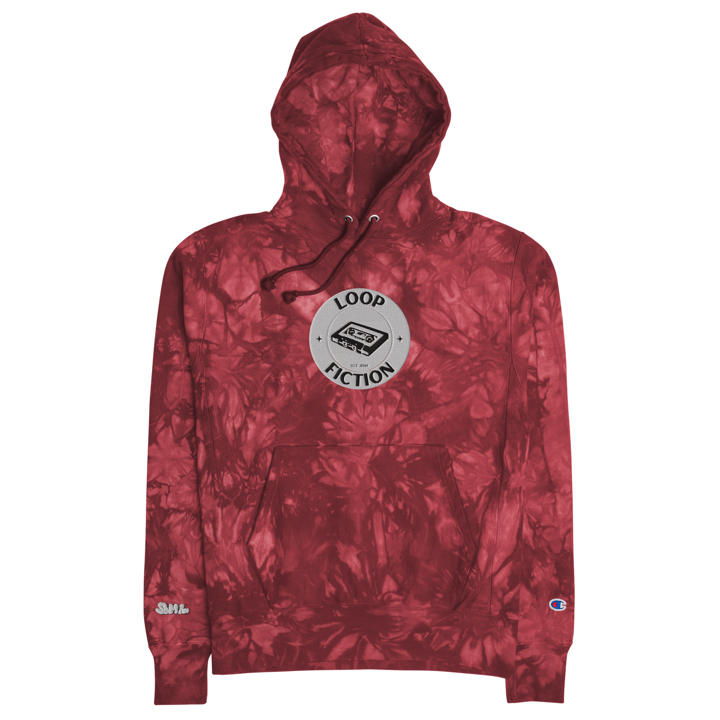 Loop Fiction Champion tie-dye hoodie